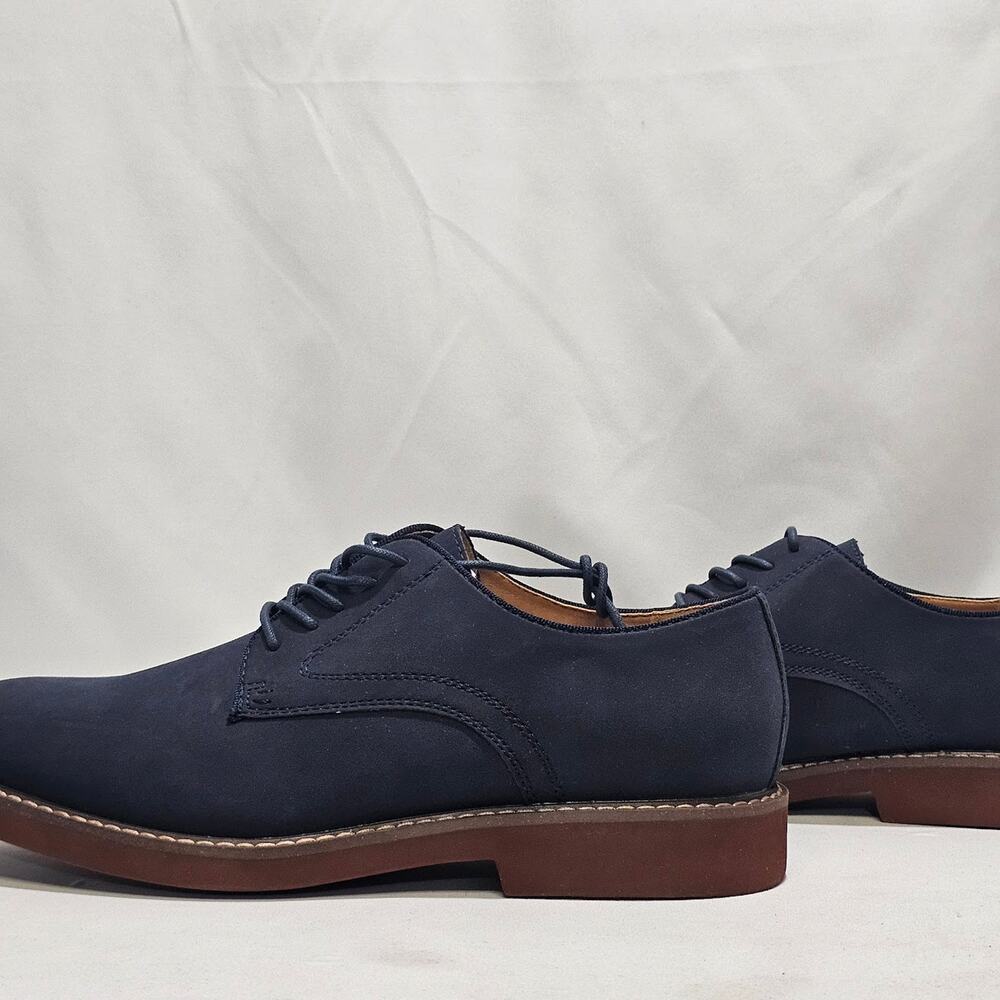 Club Room Men's Benjamin Oxford Shoes Size 10.5 Navy NWT